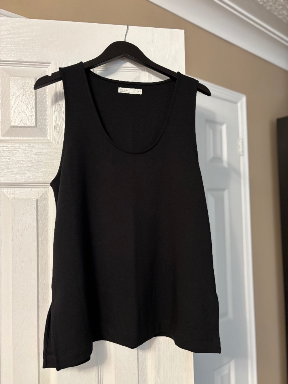 Oak + Fort Black Layering Tank | Size Large | Capsule Wardrobe Essential